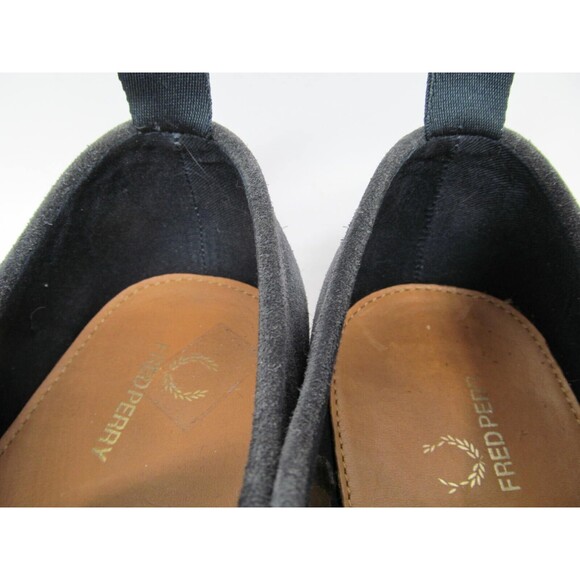 Fred Perry Gray Suede Designer Sneakers Mens Size US 13 EUR 47 - Picture 13 of 16